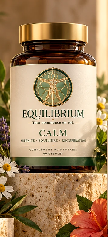 Flacon conceptuel CALM, formule à définir
